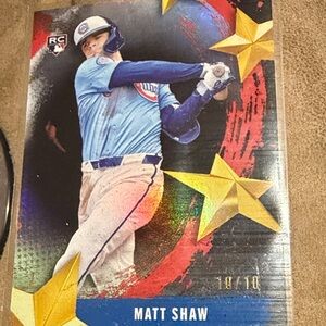 Forever Collectibles Matt Shaw Card - Blue and Gold